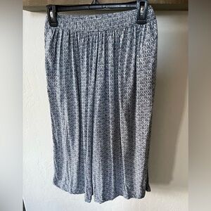 Abercrombie & Fitch| Boho Wide Leg Cropped Pants, Size XS•••Geometric Pattern